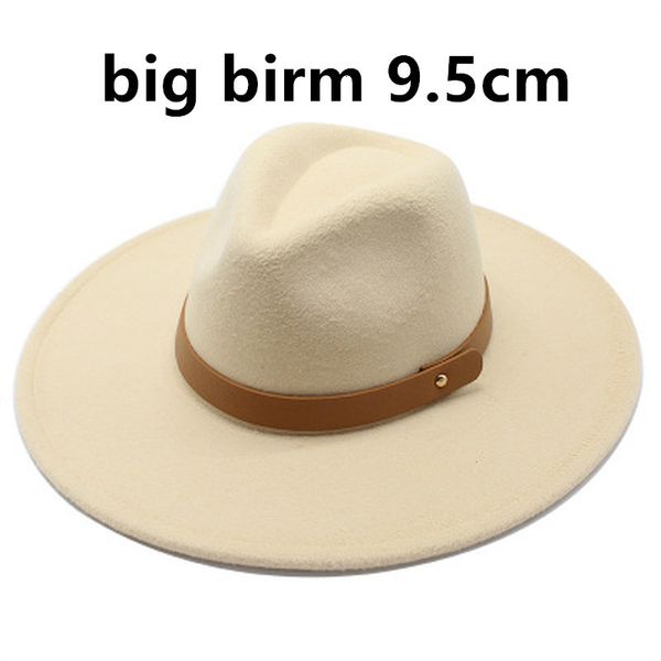 2021 new 9.5cm big brim fedora hat men beige white winter autumn felt for classic belt formal wedding fedoras women hats waxc, Blue;gray
2021 new 9.5cm big brim fedora hat men beige white winter autumn felt for classic belt formal wedding fedoras women hats waxc, Blue;gray