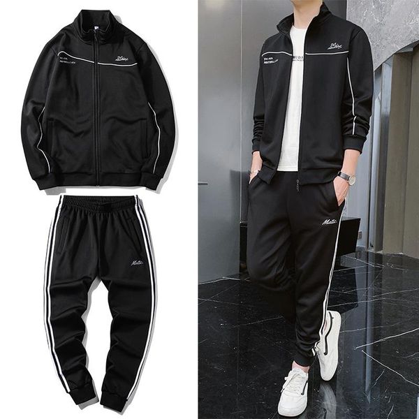 men's tracksuits autumn sports set mens tracksuit clothes men track suit survetement homme 2 piece roupas masculinas conjunto masculino, Gray
men's tracksuits autumn sports set mens tracksuit clothes men track suit survetement homme 2 piece roupas masculinas conjunto masculino, Gray