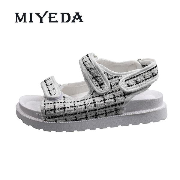 miyeda summer sandals hook loop casual sports thick bottom pu canvas comfort preppy style women walking shoes, Black
miyeda summer sandals hook loop casual sports thick bottom pu canvas comfort preppy style women walking shoes, Black