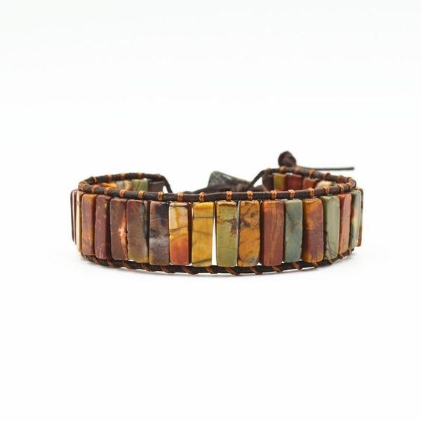 tennis natural tube stones hand waving bracelets bangle for women handmade cuff bangles genuine leather wrap girls color, Golden;silver
tennis natural tube stones hand waving bracelets bangle for women handmade cuff bangles genuine leather wrap girls color, Golden;silver