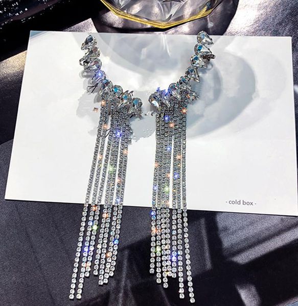 dangle & chandelier fringe crystal pendant exaggerated hoop pearl earrings for women 2021 statement pendientes colgantes oorbellen voor vrou, Silver
dangle & chandelier fringe crystal pendant exaggerated hoop pearl earrings for women 2021 statement pendientes colgantes oorbellen voor vrou, Silver