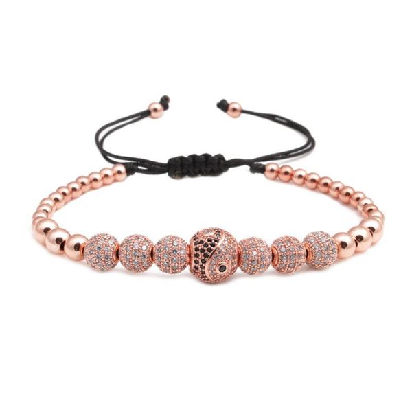 beaded, strands ying yang chinese tai chi copper woven bracelets with zircon diamond for men and women trendy multi color bagua amulets bead, Black
beaded, strands ying yang chinese tai chi copper woven bracelets with zircon diamond for men and women trendy multi color bagua amulets bead, Black