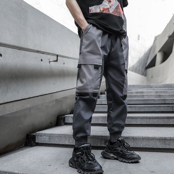 2021 new side pockets cargo military style men hip hop male tatical trousers mens joggers casual streetwear harem pants udky juqe, Black
2021 new side pockets cargo military style men hip hop male tatical trousers mens joggers casual streetwear harem pants udky juqe, Black