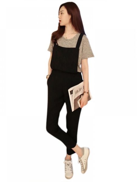 women's pants & capris ladies korean harem and ankle trousers side zipper edge pure black high waist women, Black;white
women's pants & capris ladies korean harem and ankle trousers side zipper edge pure black high waist women, Black;white