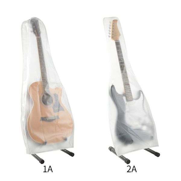 storage bags guitar dust cover waterproof clear pvc protects prevent from dirt moisture & sun