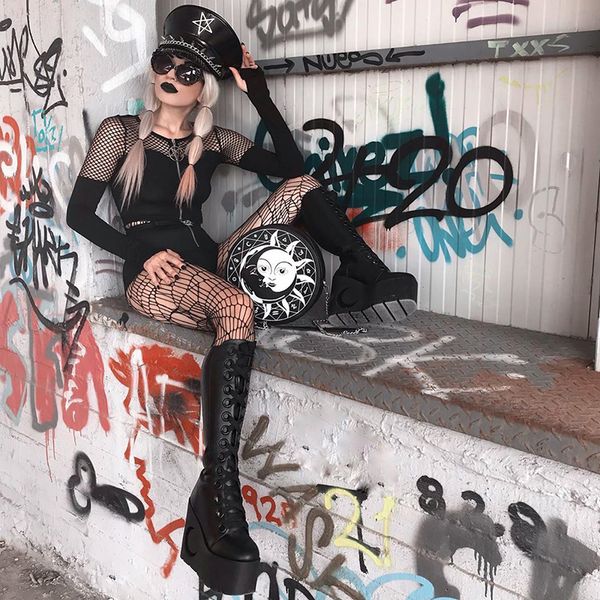 punk long sleeve hollow out crop women gothic vintage slim metal chain pentagram zip tshirt y2k streetwear, White
punk long sleeve hollow out crop women gothic vintage slim metal chain pentagram zip tshirt y2k streetwear, White
