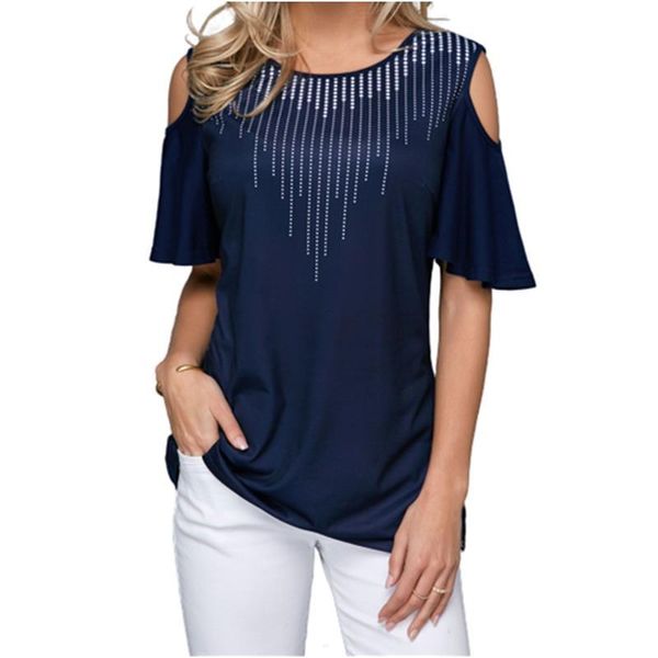drop ship women summer tshirts 2021 leakage shoulder print short t-shirt loose casual round neck tees tshirt femme s-5xl, White
drop ship women summer tshirts 2021 leakage shoulder print short t-shirt loose casual round neck tees tshirt femme s-5xl, White