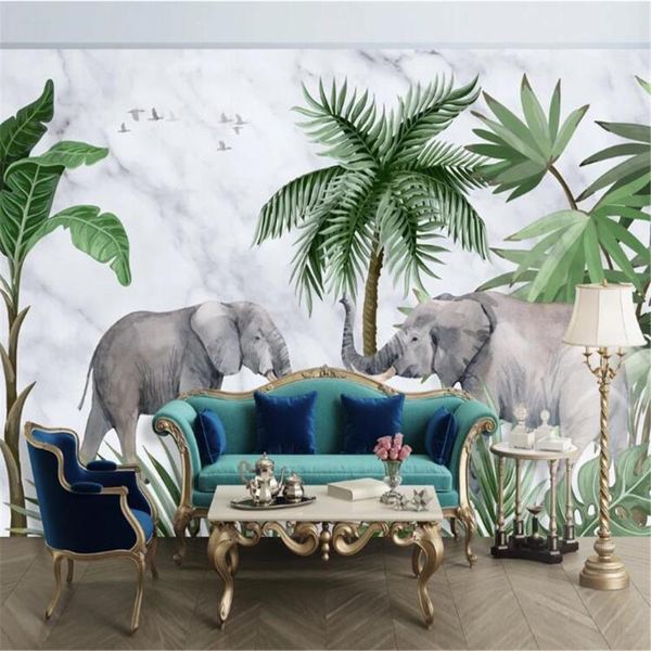 wallpapers milofi custom non-woven wallpaper large mural fresh elephant marble pattern plant forest background wall
wallpapers milofi custom non-woven wallpaper large mural fresh elephant marble pattern plant forest background wall
