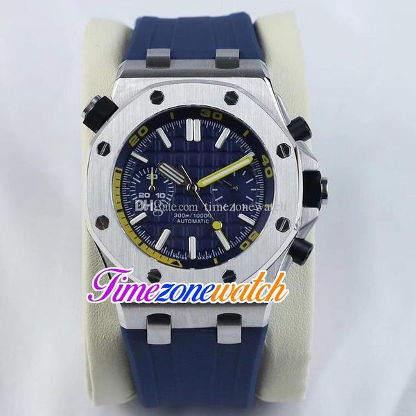 42mm blue texture dial automatic mens watch steel case yellow inner blue rubber strap sapphire no chronograph gents watches timezonewatch e4, Slivery;brown
42mm blue texture dial automatic mens watch steel case yellow inner blue rubber strap sapphire no chronograph gents watches timezonewatch e4, Slivery;brown
