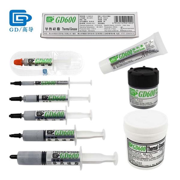 fans & coolings net weight 1/3/7/15/30/100/150 grams gray gd600 thermal conductive paste grease plaster heat sink compound for cpu led st cn
fans & coolings net weight 1/3/7/15/30/100/150 grams gray gd600 thermal conductive paste grease plaster heat sink compound for cpu led st cn