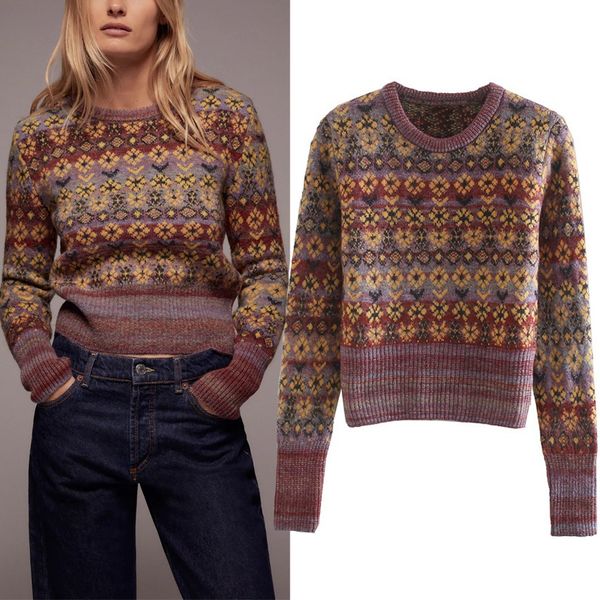 new jacquard knitted sweater women autumn winter ribbed trim o neck long christmas sweaters pullovers p2a1 xlgu, White;black
new jacquard knitted sweater women autumn winter ribbed trim o neck long christmas sweaters pullovers p2a1 xlgu, White;black