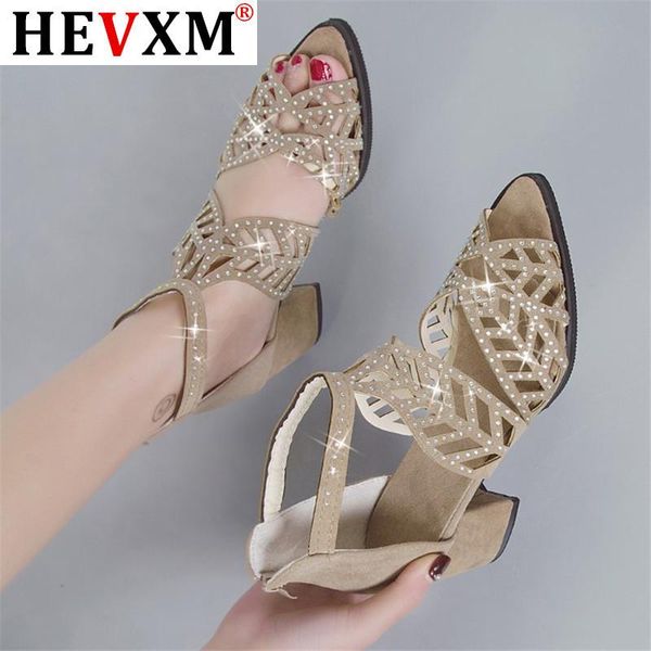 sandals women summer hollow out faux leather rhinestones peep toe shoes thick heel fashion zipper, Black
sandals women summer hollow out faux leather rhinestones peep toe shoes thick heel fashion zipper, Black