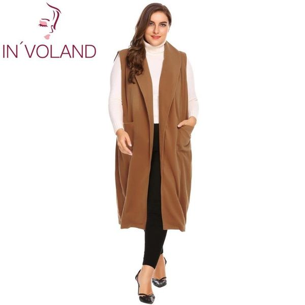 women's vests in'voland women vest coat plus size xl-5xl 2021 spring winter solid lapel sleeveless belted large wool blends jacket, Black;white
women's vests in'voland women vest coat plus size xl-5xl 2021 spring winter solid lapel sleeveless belted large wool blends jacket, Black;white