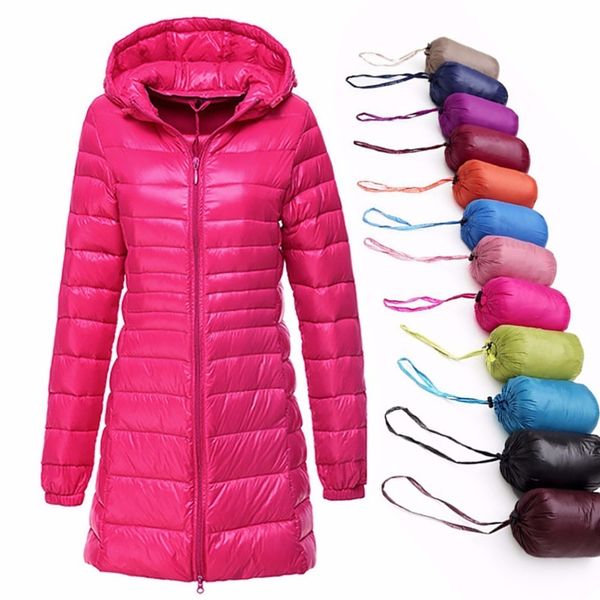 woman warm coat ultra light duck down jacket plus size long female overcoat hooded jackets winter indoor coat portable parkas 201013, Black;brown
woman warm coat ultra light duck down jacket plus size long female overcoat hooded jackets winter indoor coat portable parkas 201013, Black;brown