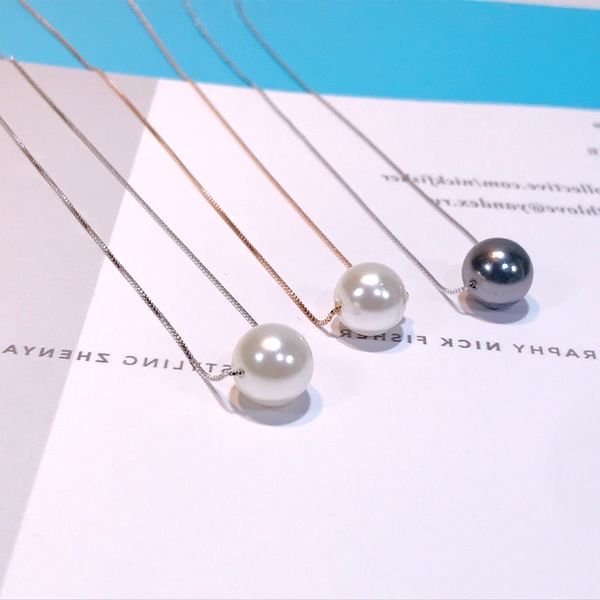 taobao s925 sterling silver pearl necklace women's clavicle chain fashion classic jewelry mother's day gift, Black
taobao s925 sterling silver pearl necklace women's clavicle chain fashion classic jewelry mother's day gift, Black