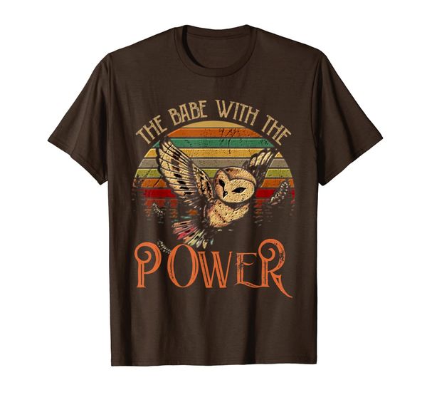 Power Babe, The Owl Babe Retro Tshirt, Mainly pictures