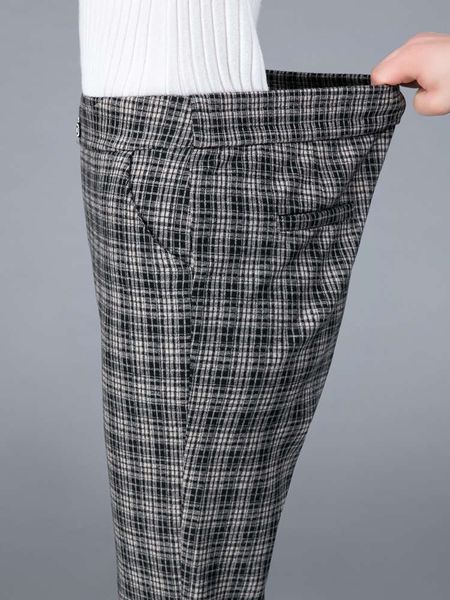 fashion high plaid women's loose straight 2020 waist new slim smoke tube spring autumn winter casual pants luxury, Black;white
fashion high plaid women's loose straight 2020 waist new slim smoke tube spring autumn winter casual pants luxury, Black;white