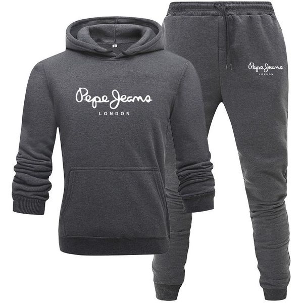 men's tracksuits 2021 autumn winter brand two pieces sets thick hoodies tracksuit men/women sportswear gyms fitness training sweatshirt, Gray
men's tracksuits 2021 autumn winter brand two pieces sets thick hoodies tracksuit men/women sportswear gyms fitness training sweatshirt, Gray