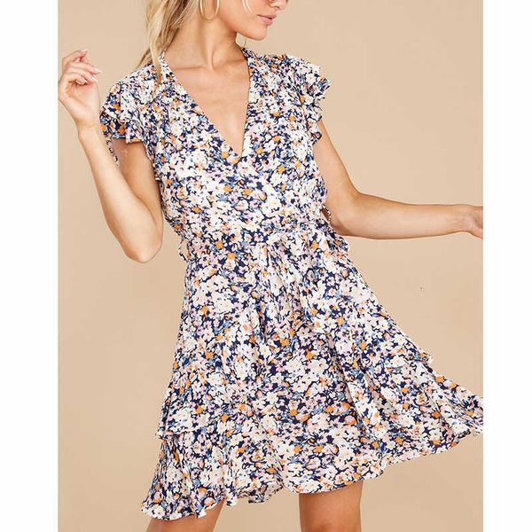 casual dresses v neck summer women dress short sleeve floral print high waist a-line elegant party female mini vestidos orax, Black;gray
casual dresses v neck summer women dress short sleeve floral print high waist a-line elegant party female mini vestidos orax, Black;gray