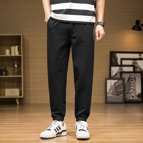 men's pants cool casual for junior high school boys capris versatile legged sports 2021 autumn, Black
men's pants cool casual for junior high school boys capris versatile legged sports 2021 autumn, Black