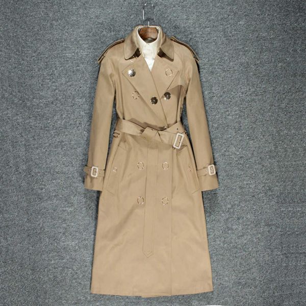 fall fashion windbreaker women's mid long waitmore knee high british khaki coat women t200828, Tan;black
fall fashion windbreaker women's mid long waitmore knee high british khaki coat women t200828, Tan;black
