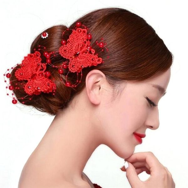 hair accessories 1pc women wedding bridal bridesmaid red white crystal pearl butterfly hairwear pin clip tiara
hair accessories 1pc women wedding bridal bridesmaid red white crystal pearl butterfly hairwear pin clip tiara
