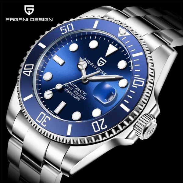 pagani montre new men's mechanical watch sapphire glass lens automatic date waterproof men's quartz watch quartz, Slivery;brown
pagani montre new men's mechanical watch sapphire glass lens automatic date waterproof men's quartz watch quartz, Slivery;brown