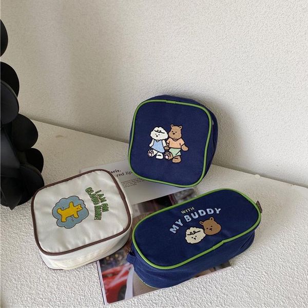 cosmetic bags & cases ins korea bear cute anmial embroidery makeup organzier women travel wash bag protable storage
cosmetic bags & cases ins korea bear cute anmial embroidery makeup organzier women travel wash bag protable storage
