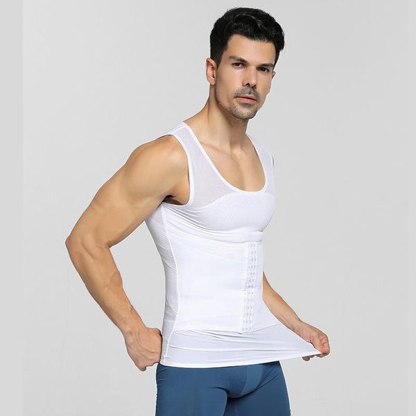 2021 new men's high elasticity breathable strong comfortable corset abdomen waist body shaping chest fat reduction men's corset, White;black
2021 new men's high elasticity breathable strong comfortable corset abdomen waist body shaping chest fat reduction men's corset, White;black