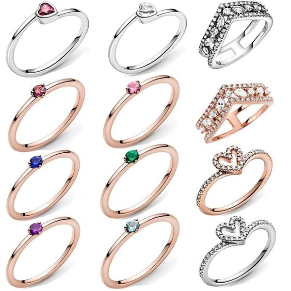 cluster rings yindx fashion valentine's day 925 sterling silver rose gold ring suitable for european original ladies engagement jewelry, Golden;silver
cluster rings yindx fashion valentine's day 925 sterling silver rose gold ring suitable for european original ladies engagement jewelry, Golden;silver
