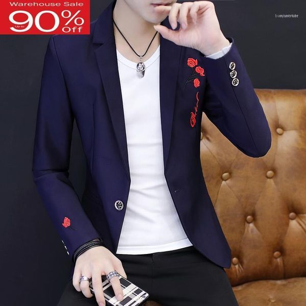 men's suits & blazers men blazer 2021 spring and autumn male leisure suit flower handsome slim outerwear single button casual korean st, White;black
men's suits & blazers men blazer 2021 spring and autumn male leisure suit flower handsome slim outerwear single button casual korean st, White;black