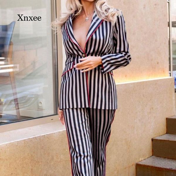 women's two piece pants ol blazer trousers 2 set women straight suit fashion striped office lady outfits formal uniform work wear cloth, White
women's two piece pants ol blazer trousers 2 set women straight suit fashion striped office lady outfits formal uniform work wear cloth, White