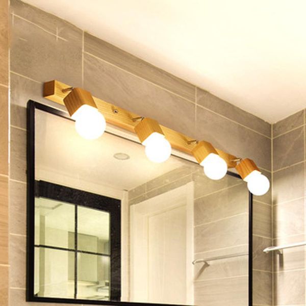wall lamp e27 nordic style mirror cabinet light original wooden dressing room bedroom led bathroom front 
wall lamp e27 nordic style mirror cabinet light original wooden dressing room bedroom led bathroom front