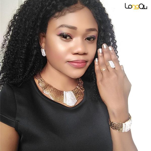 earrings & necklace right noble gold color jewelry set brand nigerian wedding woman accessories wholesale statement bridal, Silver
earrings & necklace right noble gold color jewelry set brand nigerian wedding woman accessories wholesale statement bridal, Silver