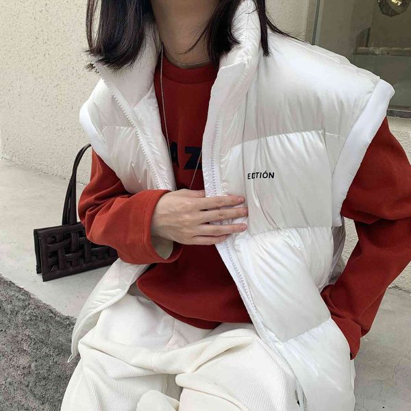 vests dream dt edition korean short women 2021 white duck down vt women's autumn and winter shoulder, Black;white
vests dream dt edition korean short women 2021 white duck down vt women's autumn and winter shoulder, Black;white