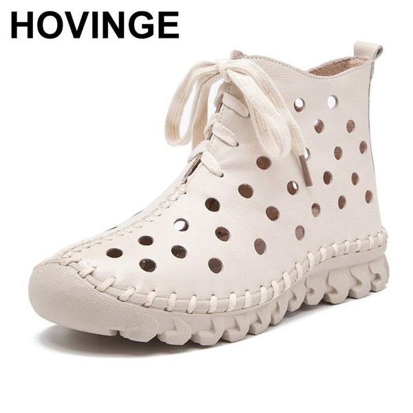 boots hovinge women genuine leather ankle hollow summer chaussures femme comfortable handmade flat shoes, Black
boots hovinge women genuine leather ankle hollow summer chaussures femme comfortable handmade flat shoes, Black