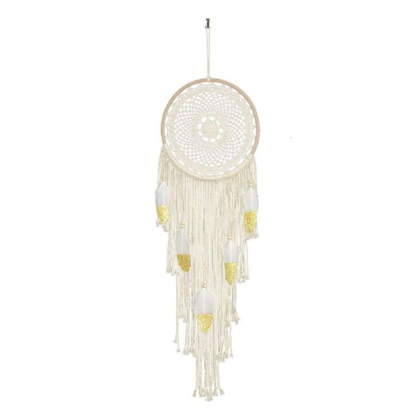 decorative objects & figurines hanging decoration macrame dream catcher handmade large boho crochet wall decor feather for home room
decorative objects & figurines hanging decoration macrame dream catcher handmade large boho crochet wall decor feather for home room