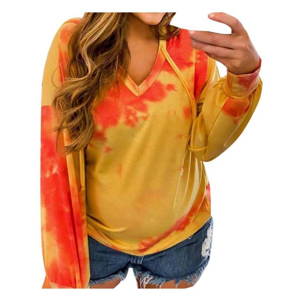 women's hoodies & sweatshirts tie dye women sweatshirt long sleeve multicolor drawstring trendy korean style causal loose sudaderas, Black
women's hoodies & sweatshirts tie dye women sweatshirt long sleeve multicolor drawstring trendy korean style causal loose sudaderas, Black