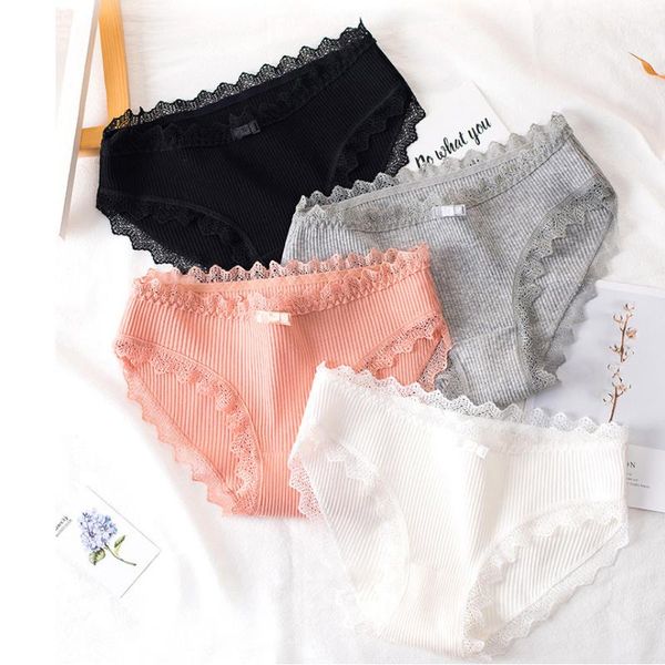 women's panties 3pcs cotton women lace briefs underwear underpants intimates bragas lingerie for, Black;pink
women's panties 3pcs cotton women lace briefs underwear underpants intimates bragas lingerie for, Black;pink