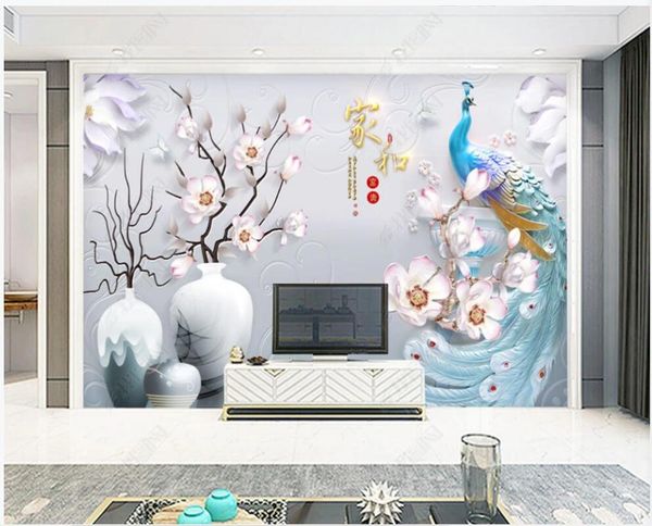 wallpapers 3d wallpaper for walls embossed modern flower peacock custom mural home decor po sticker bedroom on the wall
wallpapers 3d wallpaper for walls embossed modern flower peacock custom mural home decor po sticker bedroom on the wall