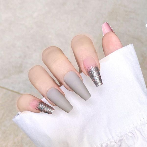 false nails 24 pcs/box long ballerina wearable manicure tool coffin detachable acrylic artificial full cover nail tips, Red;gold
false nails 24 pcs/box long ballerina wearable manicure tool coffin detachable acrylic artificial full cover nail tips, Red;gold