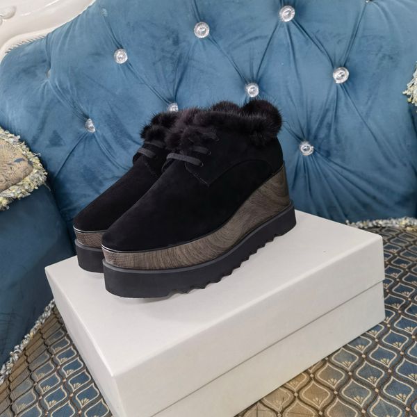 new brand shoes designer mink wool sponge cake platform luxury fashion lace-up women's shoes size 34-40, Red;white
new brand shoes designer mink wool sponge cake platform luxury fashion lace-up women's shoes size 34-40, Red;white