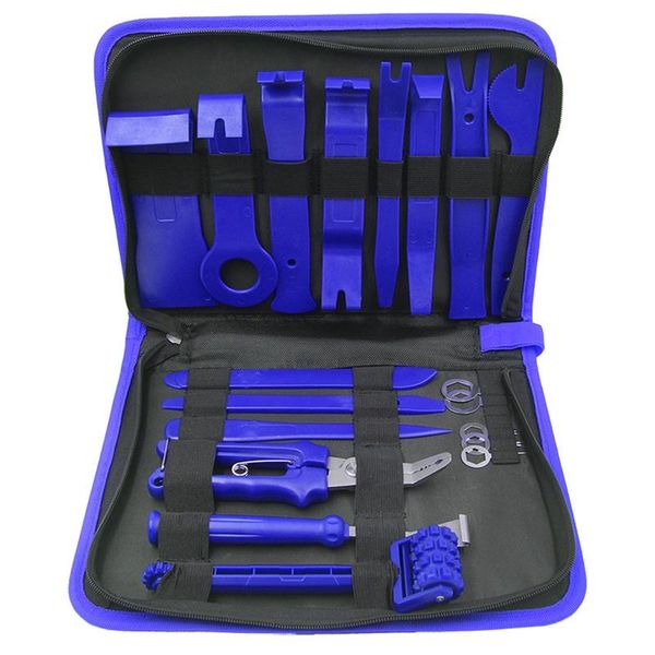 professional hand tool sets 19-piece automatic audio trimming and clamper interior fasteners removal nylon dashboard door panel stereo kit
professional hand tool sets 19-piece automatic audio trimming and clamper interior fasteners removal nylon dashboard door panel stereo kit