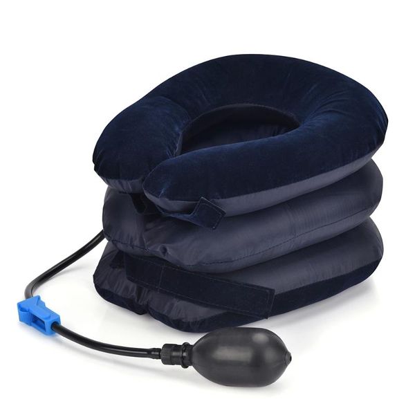 pillow neck stretcher inflatable air cervical traction device soft collar pain relief blue brown tractor
pillow neck stretcher inflatable air cervical traction device soft collar pain relief blue brown tractor