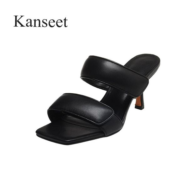 slippers kanseet genuine leather square toe concise thin heels women' s high shoes casual basic woman shoe 2021 summer, Black
slippers kanseet genuine leather square toe concise thin heels women' s high shoes casual basic woman shoe 2021 summer, Black