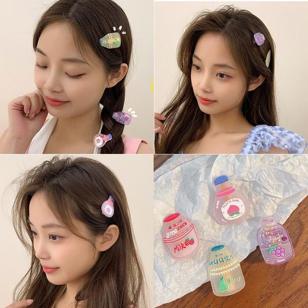 hair accessories ins cartoon drink hairpins barrettes for women clips frosted cute girl side clip summer fashion hedwear, Slivery;white
hair accessories ins cartoon drink hairpins barrettes for women clips frosted cute girl side clip summer fashion hedwear, Slivery;white
