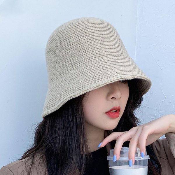 woolen fisherman hat female all-matching basin hat korean fashion japanese retro autumn and winter knitting bucket, Blue;gray
woolen fisherman hat female all-matching basin hat korean fashion japanese retro autumn and winter knitting bucket, Blue;gray