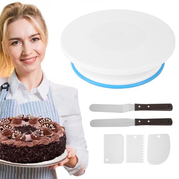 baking & pastry tools 27cm plastic cake turntable rotating dough knife decorating anti-skid round stand rotary table
baking & pastry tools 27cm plastic cake turntable rotating dough knife decorating anti-skid round stand rotary table