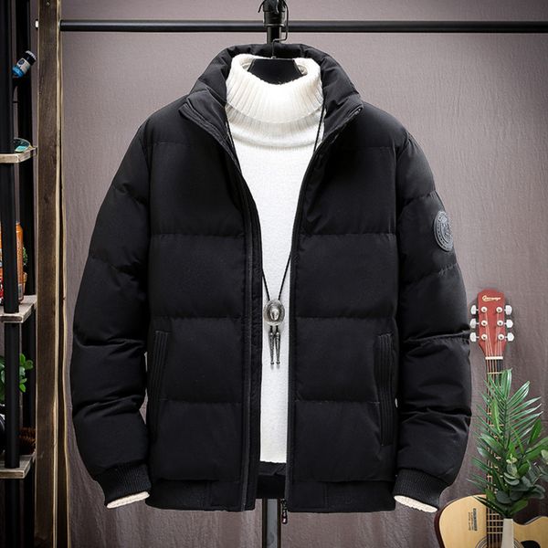 down et handsome 2021 new korean version trend silk cotton winter cloth thickened men's coat, Black
down et handsome 2021 new korean version trend silk cotton winter cloth thickened men's coat, Black