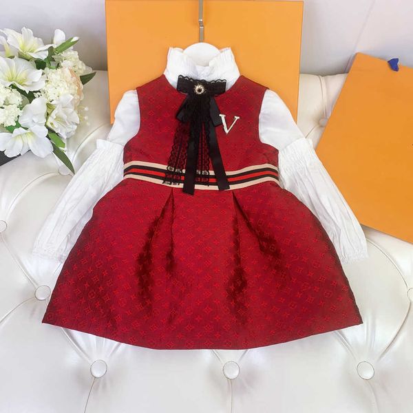 luxury kids vest skirts +shirt sets childrens autumn di print design dresses long sleeve girls princess wear size 100-160, Red;yellow
luxury kids vest skirts +shirt sets childrens autumn di print design dresses long sleeve girls princess wear size 100-160, Red;yellow
